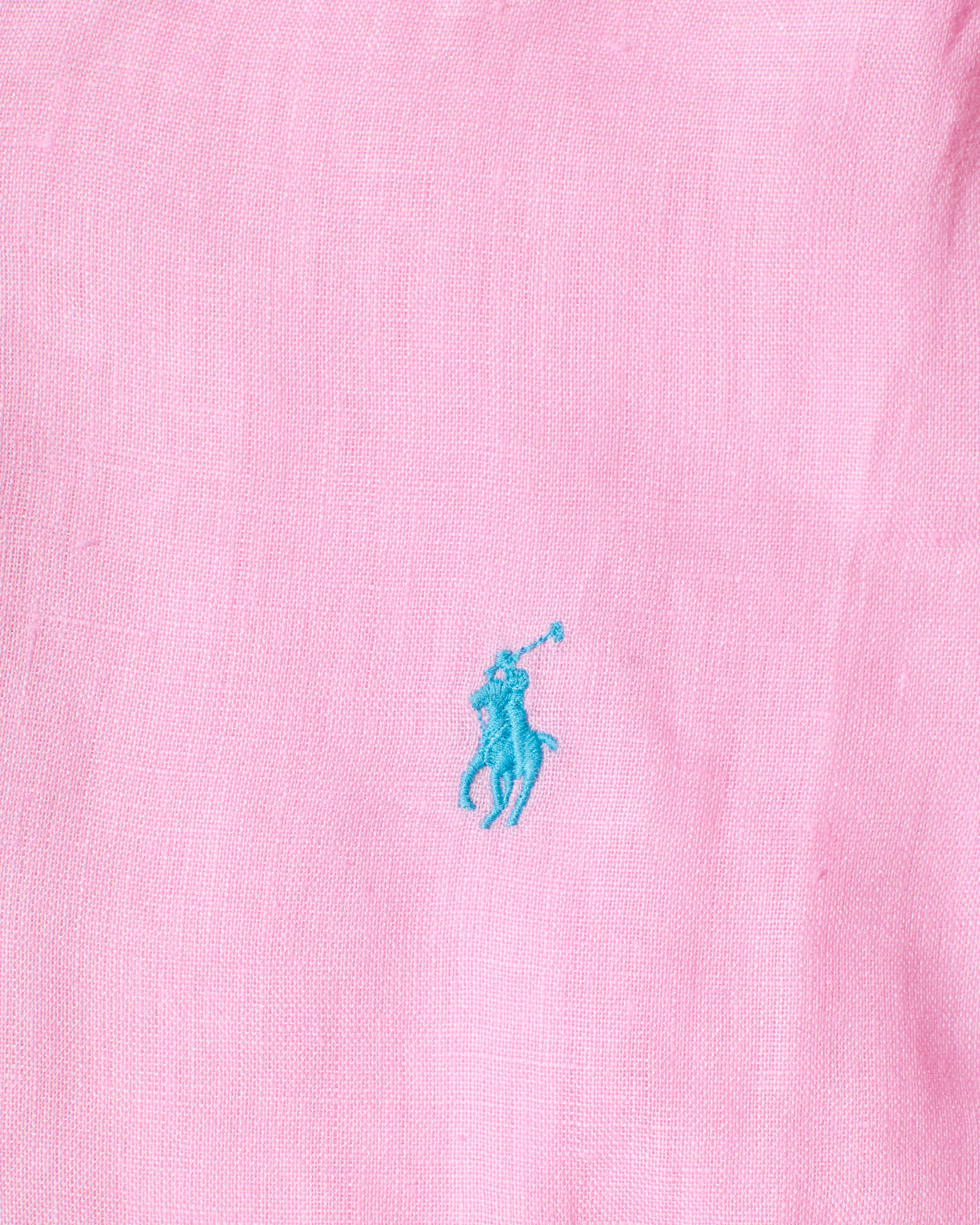 RL Pink & Light Blue Pony Shirt