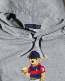 RL Grey Polo Bear Hoodie (M)