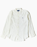 RL White & Navy Logo Shirt