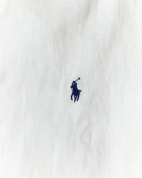 RL White & Navy Logo Shirt