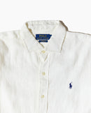 RL White & Navy Logo Shirt