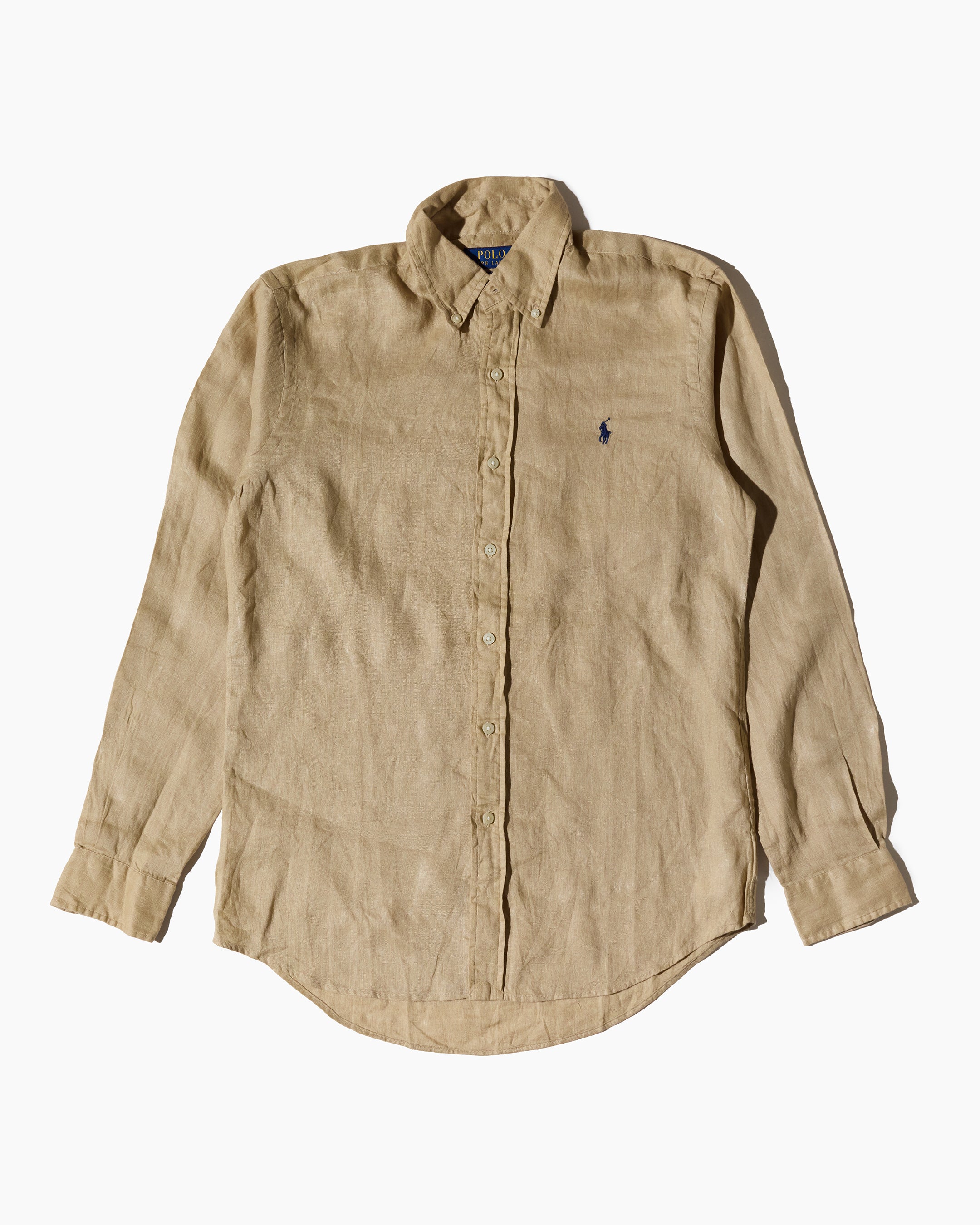 RL Brown & Navy Logo Shirt