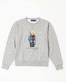 RL Grey Polo Bear Hoodie (M)