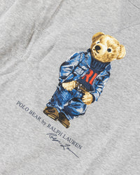 RL Grey Polo Bear Hoodie (M)