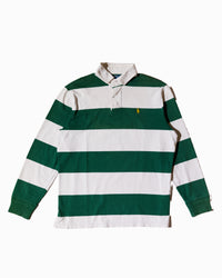 RL Green & Yellow Logo Rugby Shirt