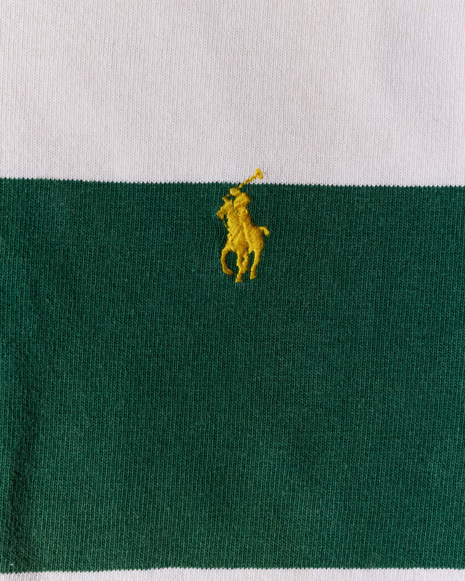 RL Green & Yellow Logo Rugby Shirt