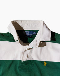 RL Green & Yellow Logo Rugby Shirt