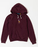 RL Maroon Polo Bear Hoodie (S)