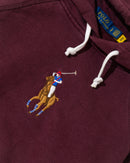 RL Maroon Polo Bear Hoodie (S)