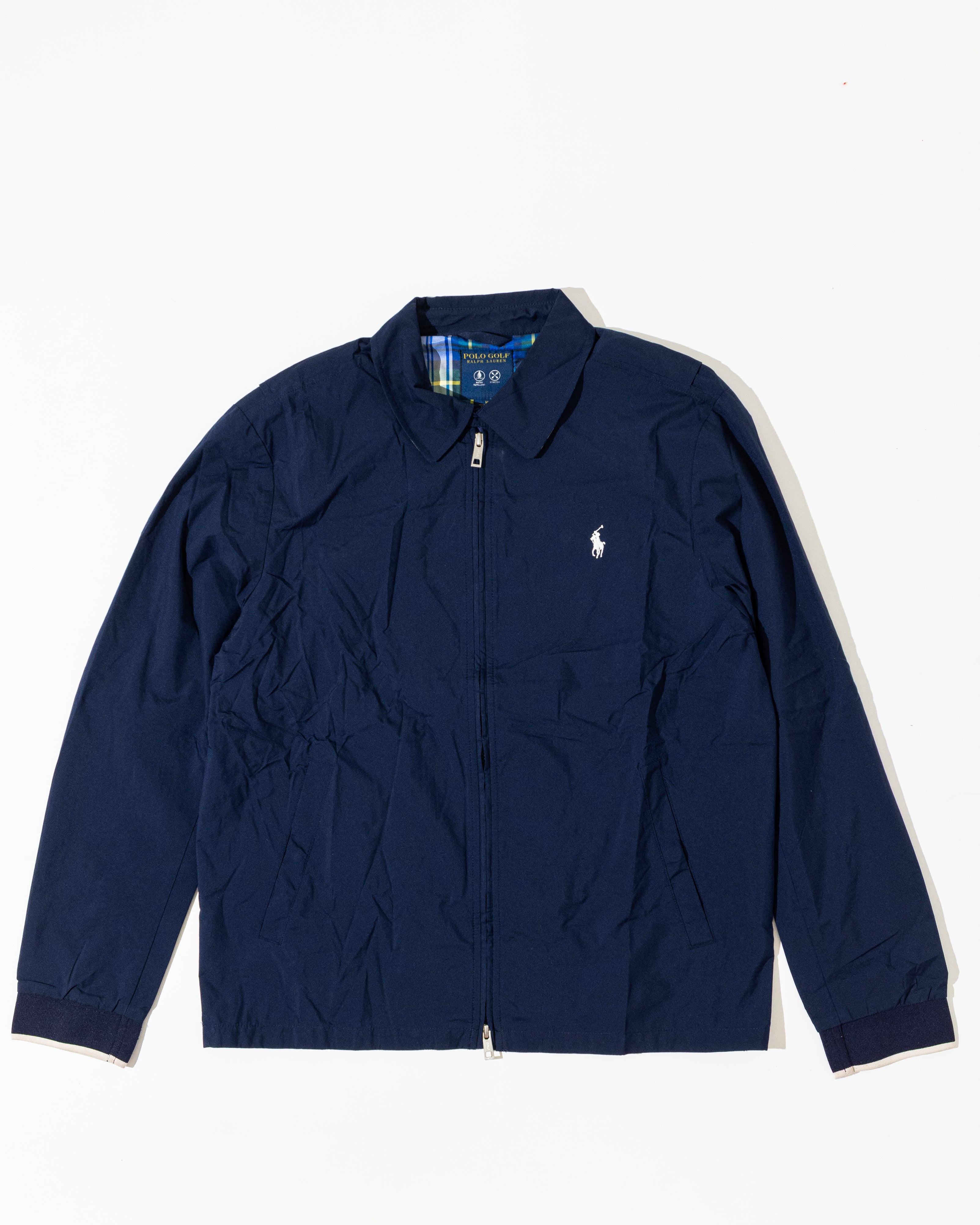 RL Navy Zip Jacket & White Logo (M)