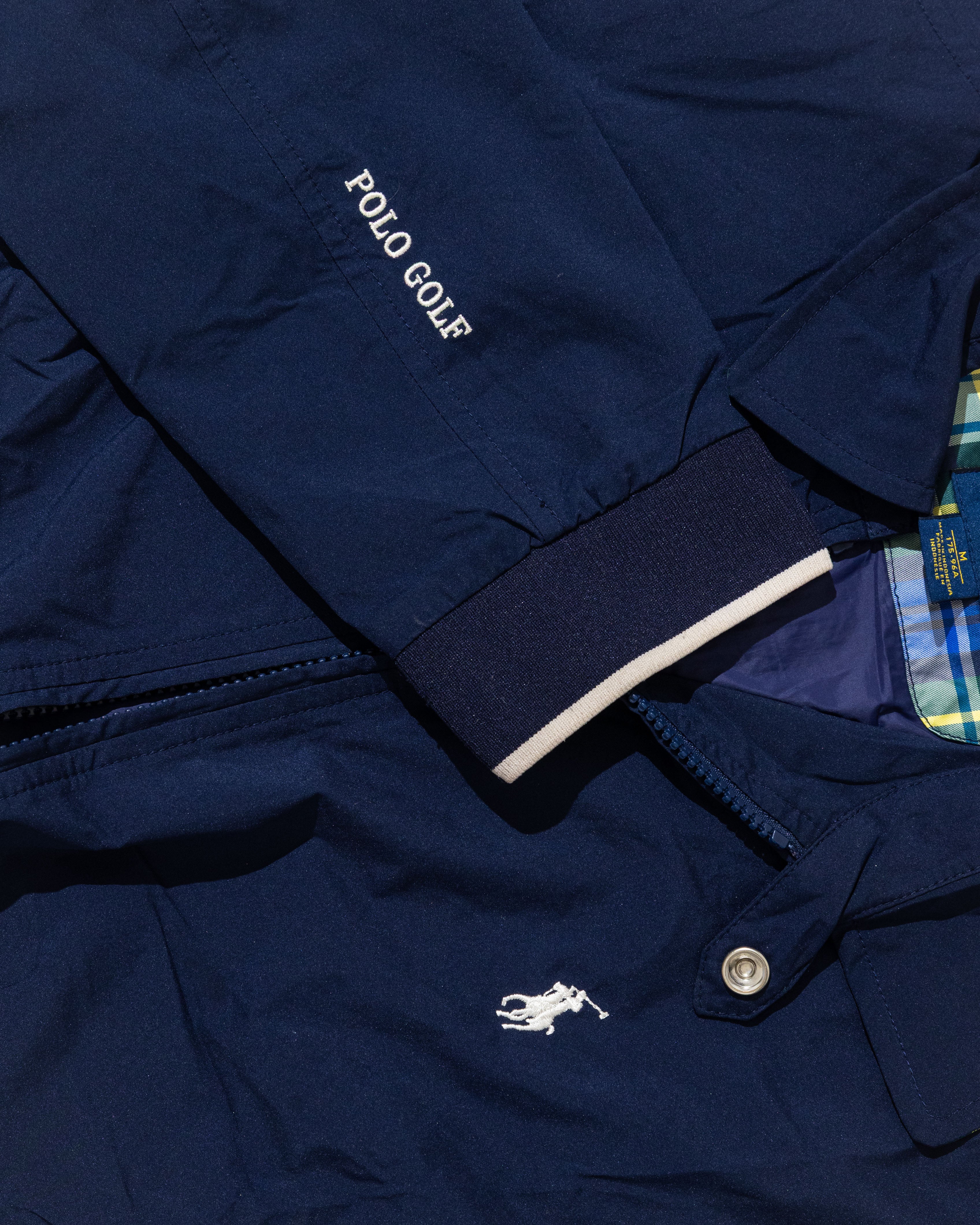 RL Navy Zip Jacket & White Logo (M)