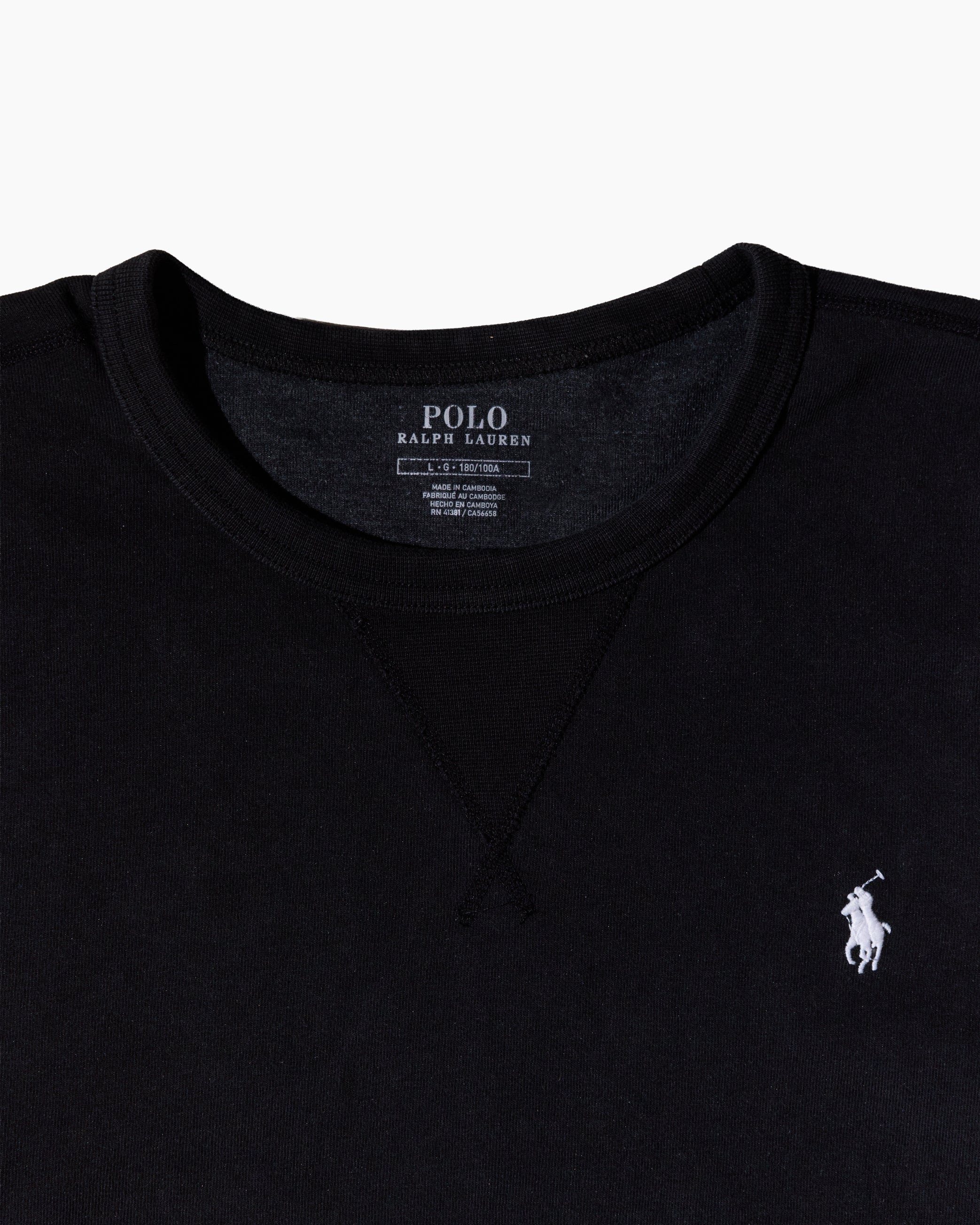 RL Black & White Logo Sweatshirt