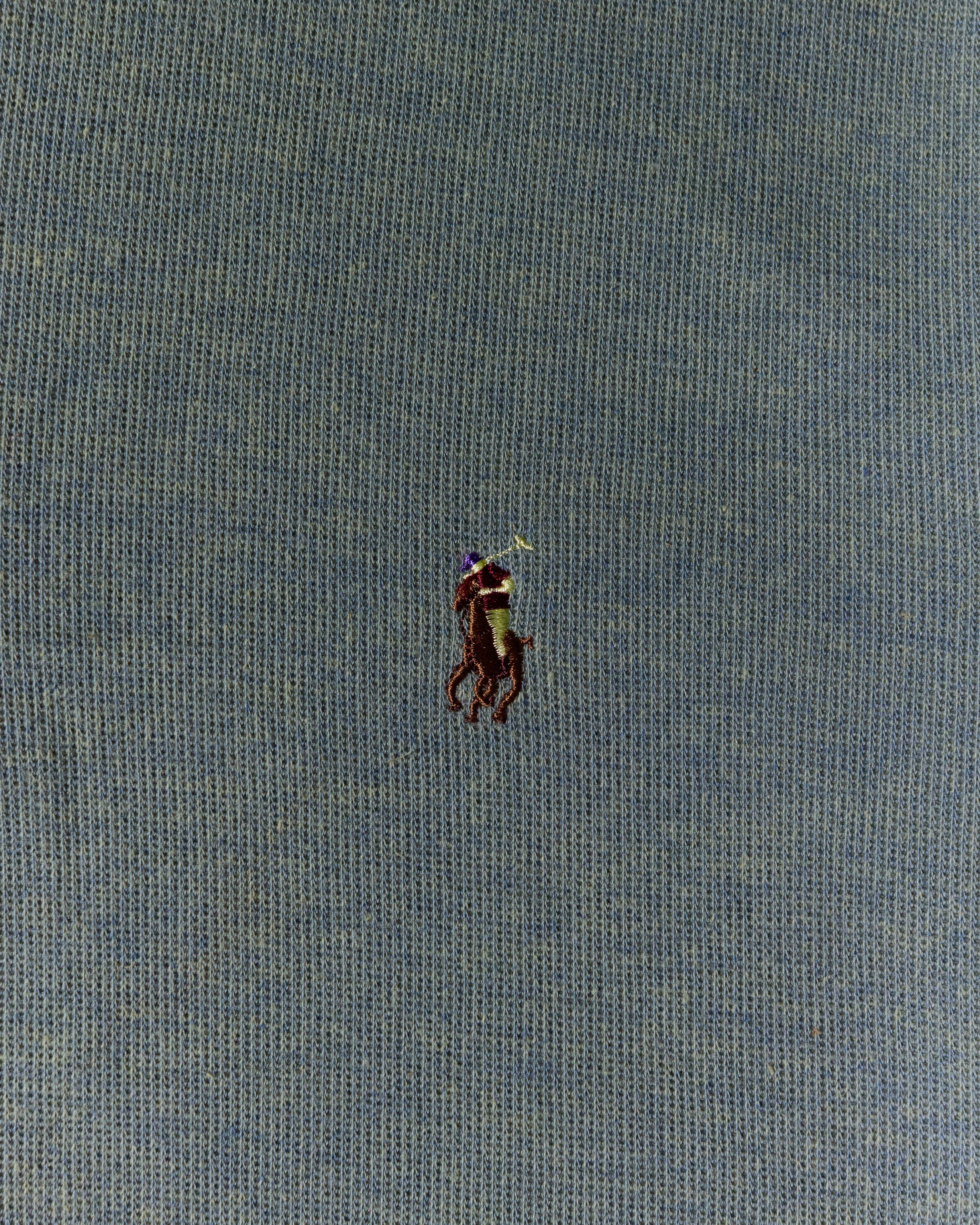 RL Olive Green & Brown Logo Half Zip