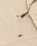 RL Cream Half-Zip Sweater & Dark Brown Logo (L)