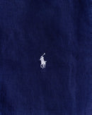 RL Navy & White Logo Linen Shirt