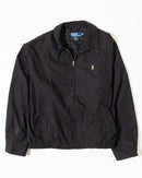 RL Black Harrington Jacket & Cream Logo (L)