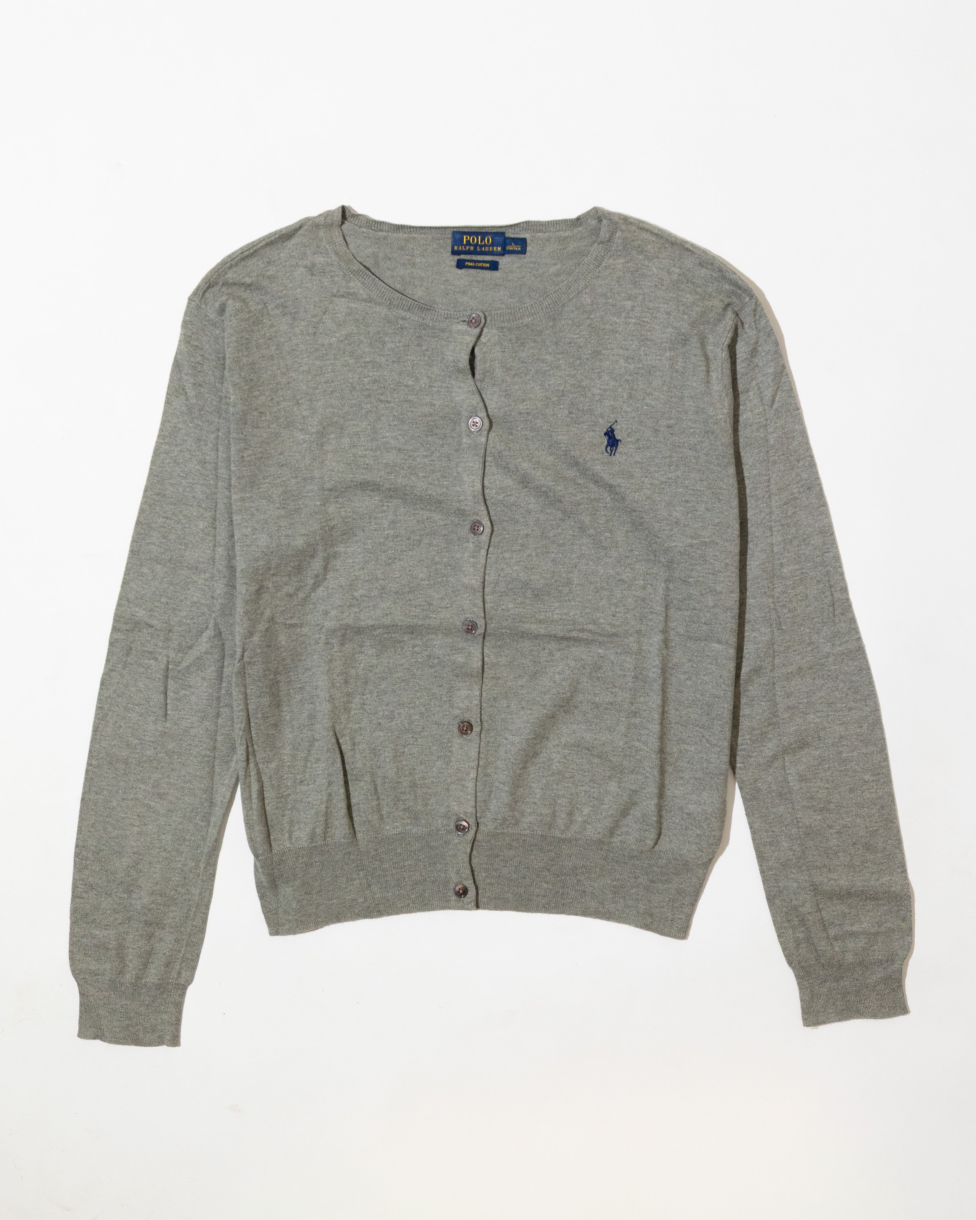 RL Knit Cardigan & Navy Logo (L)