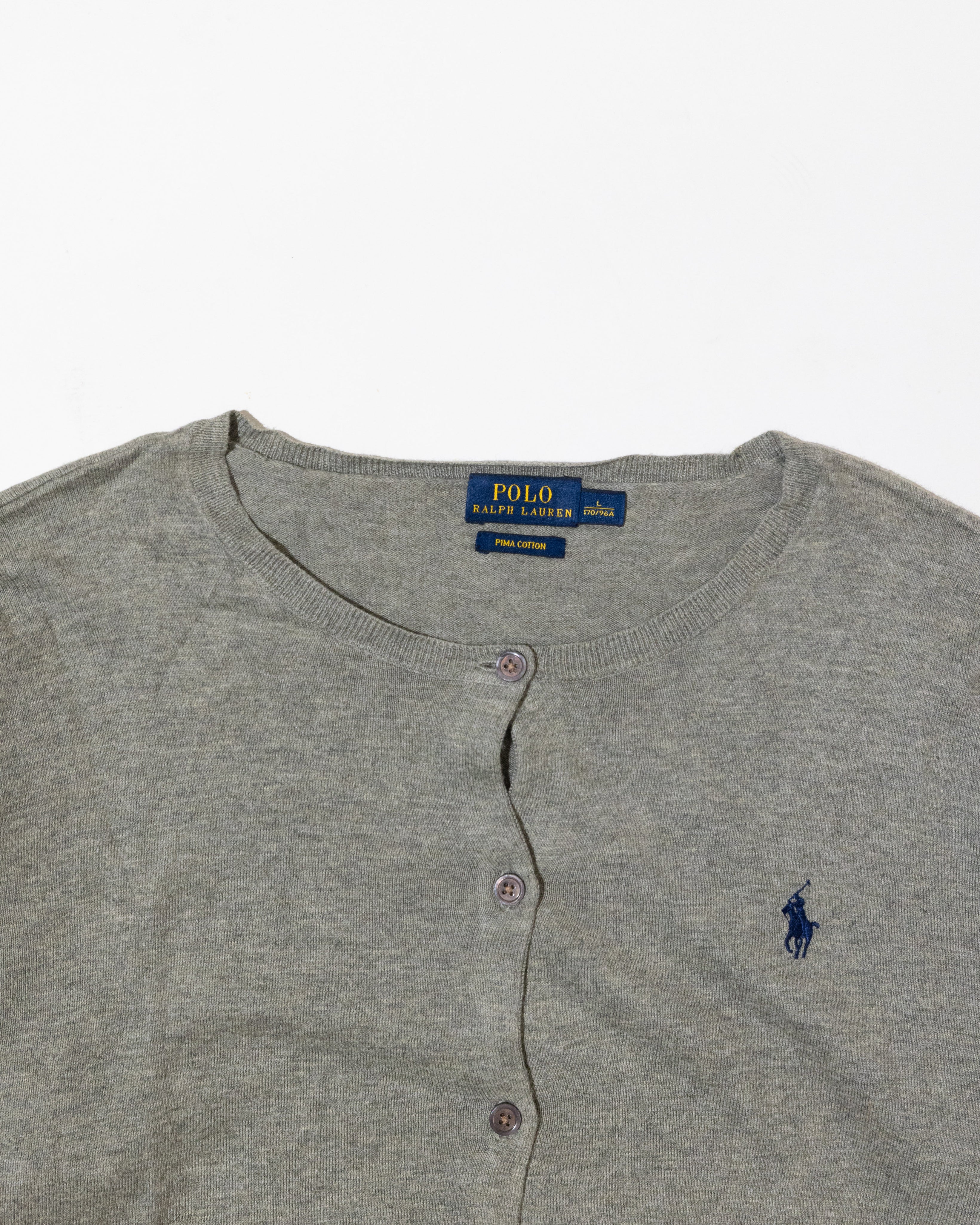 RL Knit Cardigan & Navy Logo (L)