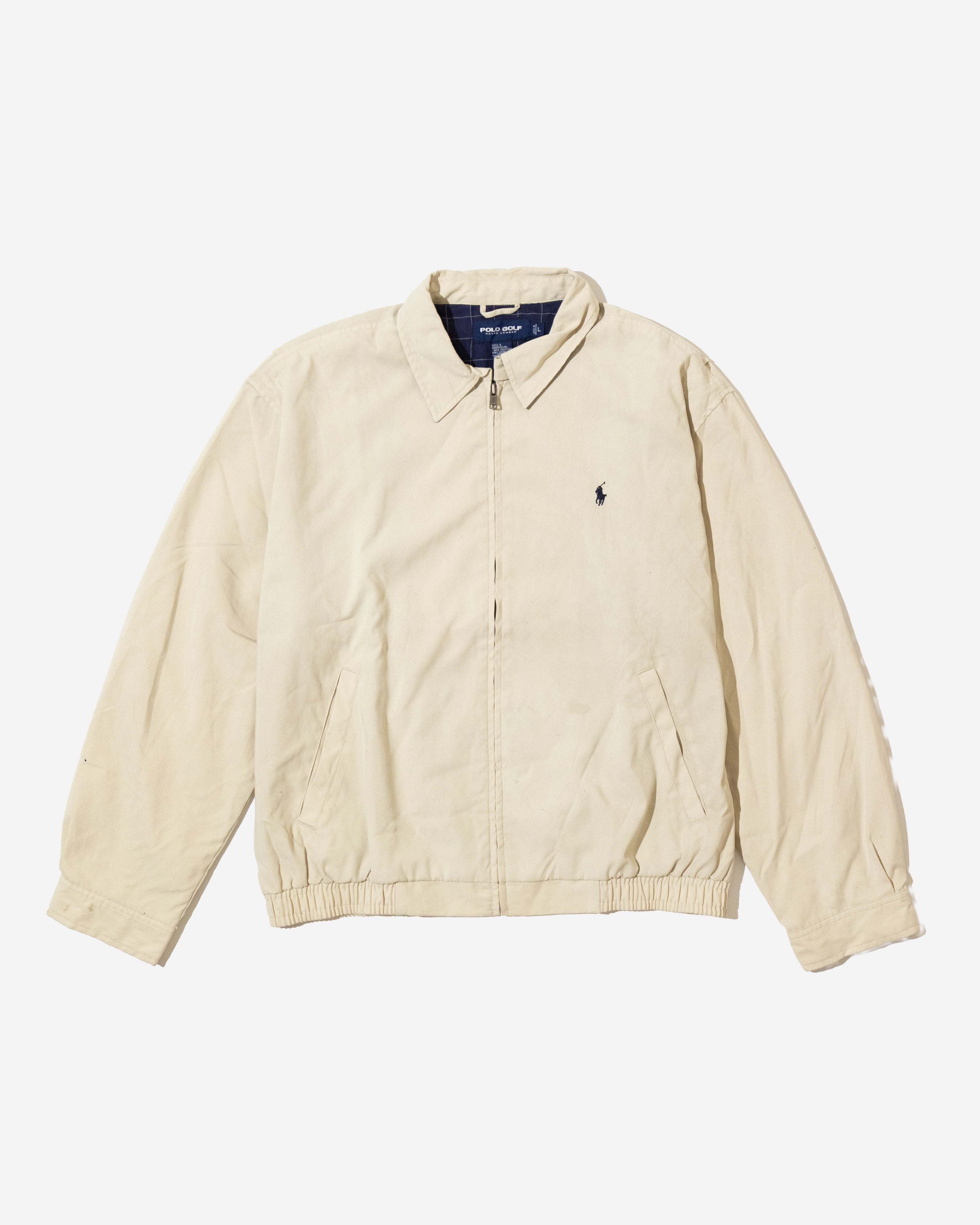 RL Cream Harrington Jacket & Navy Logo (L)