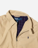 RL Beige Harrington Jacket & Navy Logo (L)