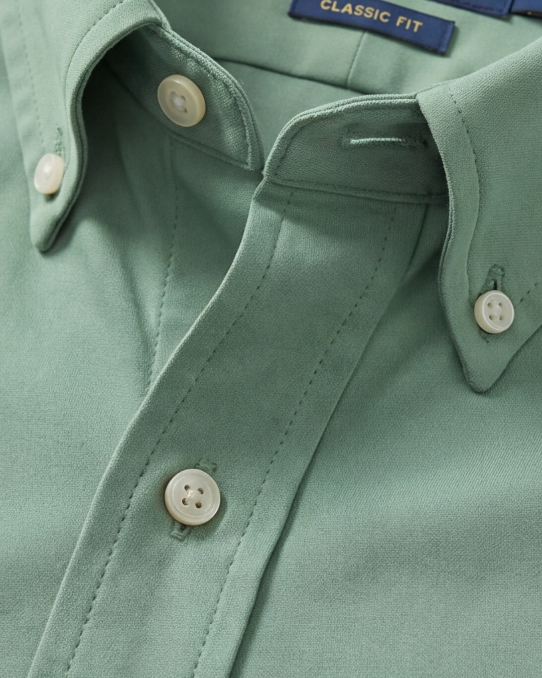 מכופתרת כותנה ירוקה לוגו לבן Polo Ralph Lauren