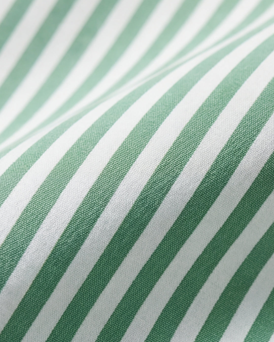 מכופתרת כותנה פסים ירוק-לבן לוגו ירוק Polo Ralph Lauren