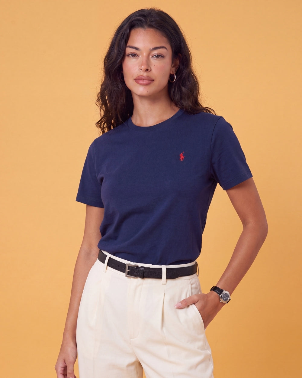 חולצת טי-שירט נייבי לוגו אדום Polo Ralph Lauren