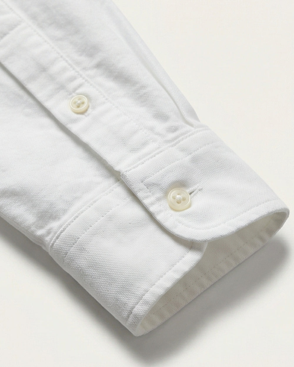 מכופתרת אוקספורד לבנה לוגו צבעוני Polo Ralph Lauren
