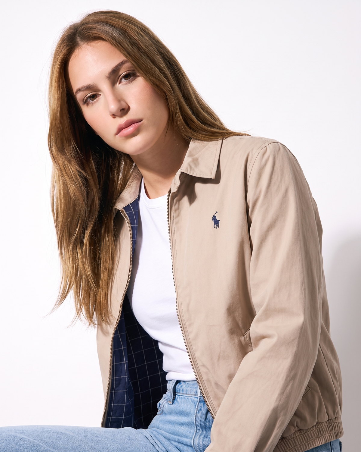 מעיל ב׳ז לוגו נייבי Polo Ralph Lauren
