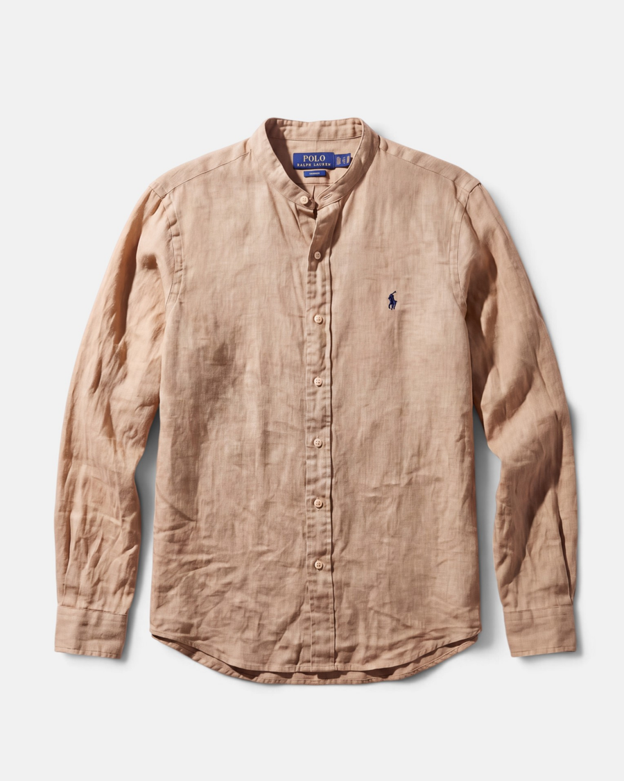 מכופתרת פשתן ב׳ז לוגו נייבי צאוורון סיני Polo Ralph Lauren