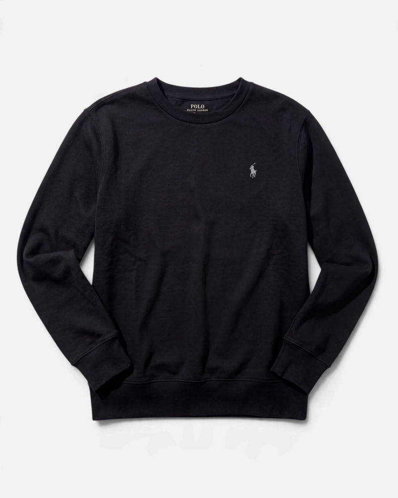 פוטר שחור לוגו אפור Polo Ralph Lauren