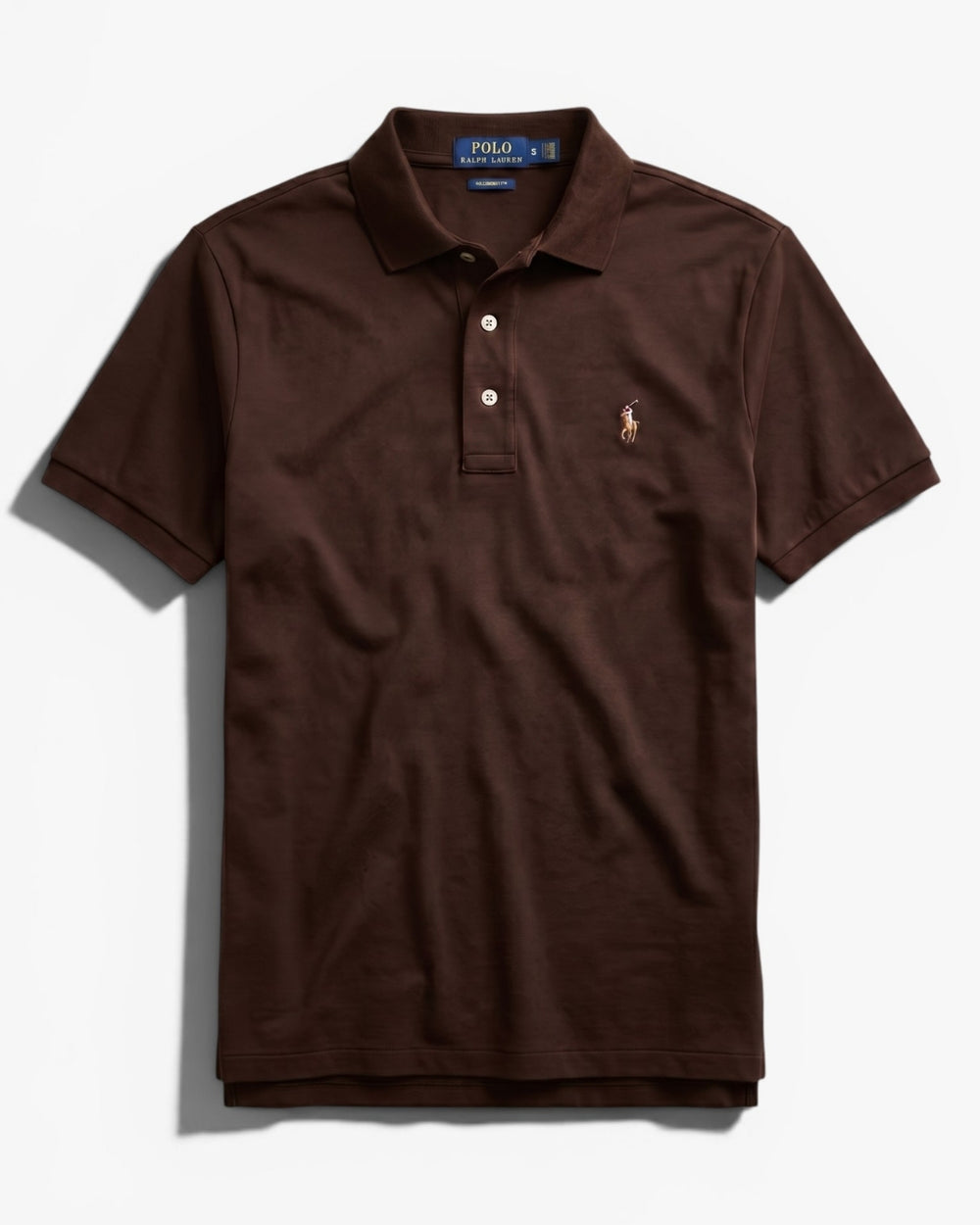 חולצת פולו חומה לוגו צבעוני Polo Ralph Lauren