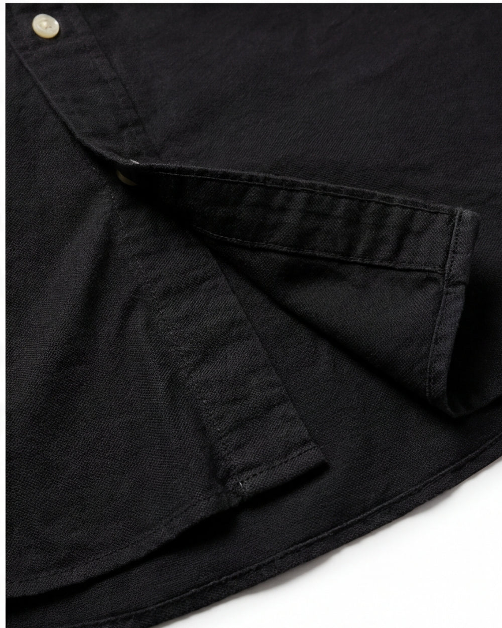 מכופתרת אוקספורד שחורה לוגו אדום Polo Ralph Lauren