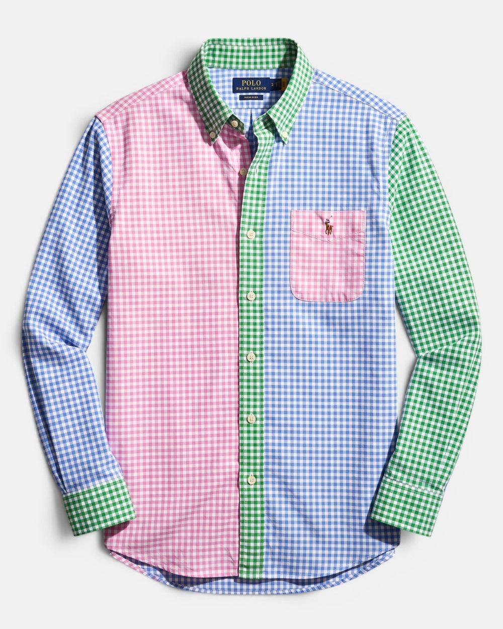 מכופתרת אוקספורד צבעונית לוגו צבעוניPolo Ralph Lauren