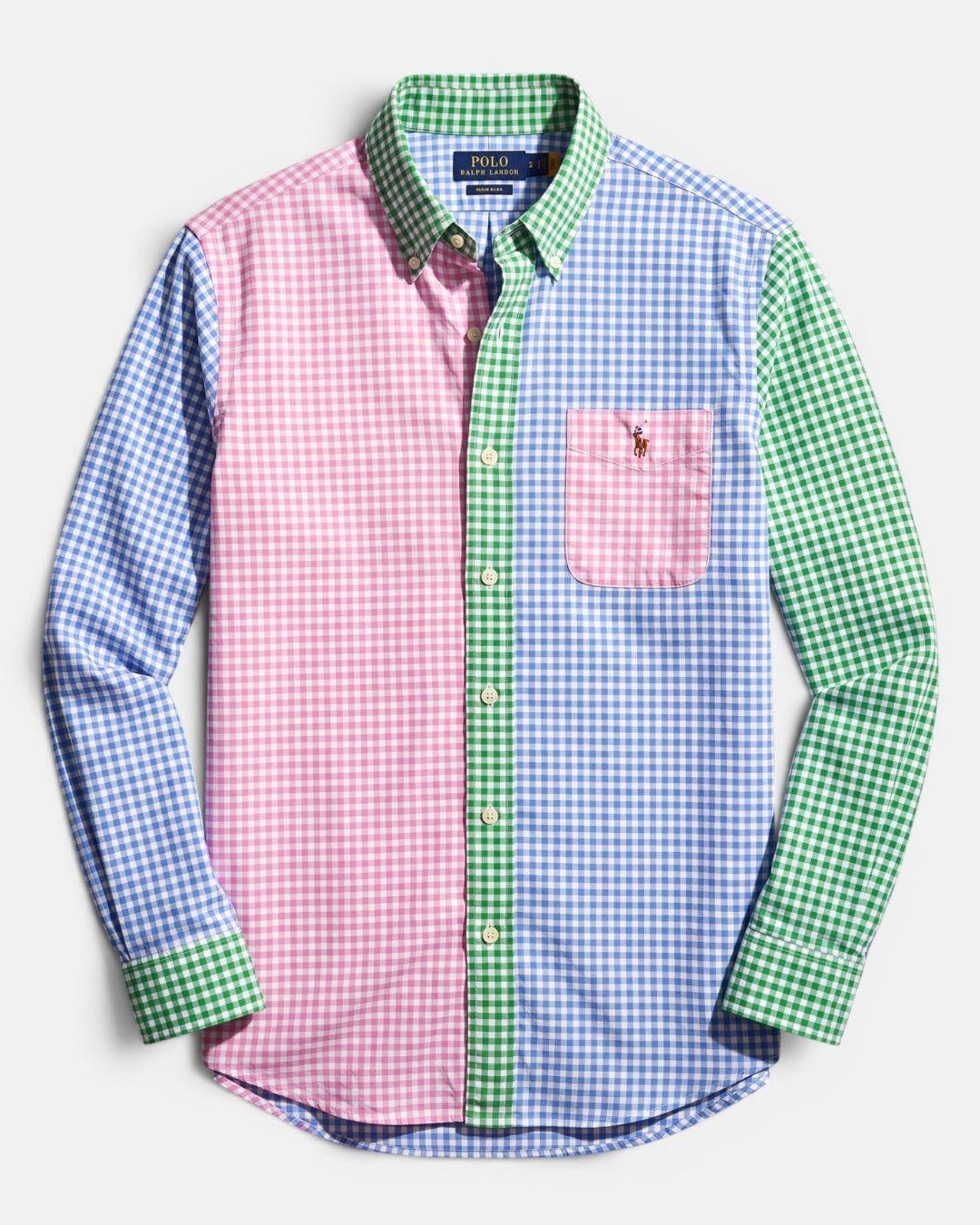 מכופתרת אוקספורד צבעונית לוגו צבעוניPolo Ralph Lauren