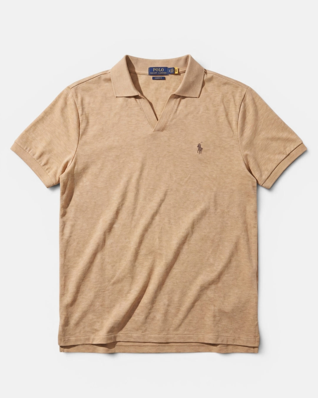 חולצת פולו ווי חומה לוגו חום Polo Ralph Lauren