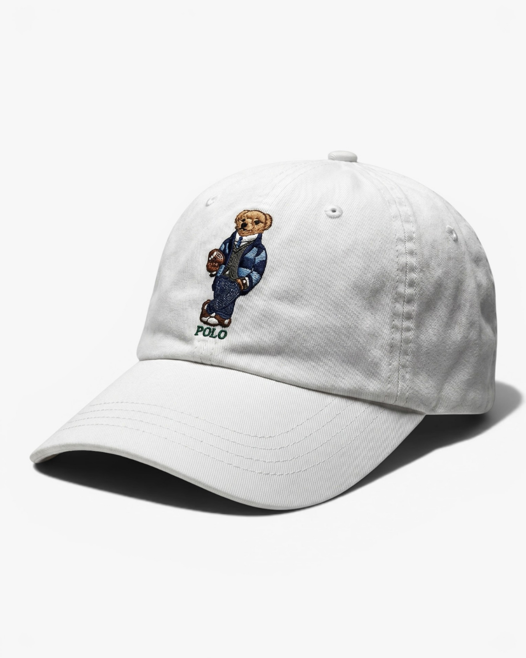 כובע לבן דובי Polo Ralph Lauren