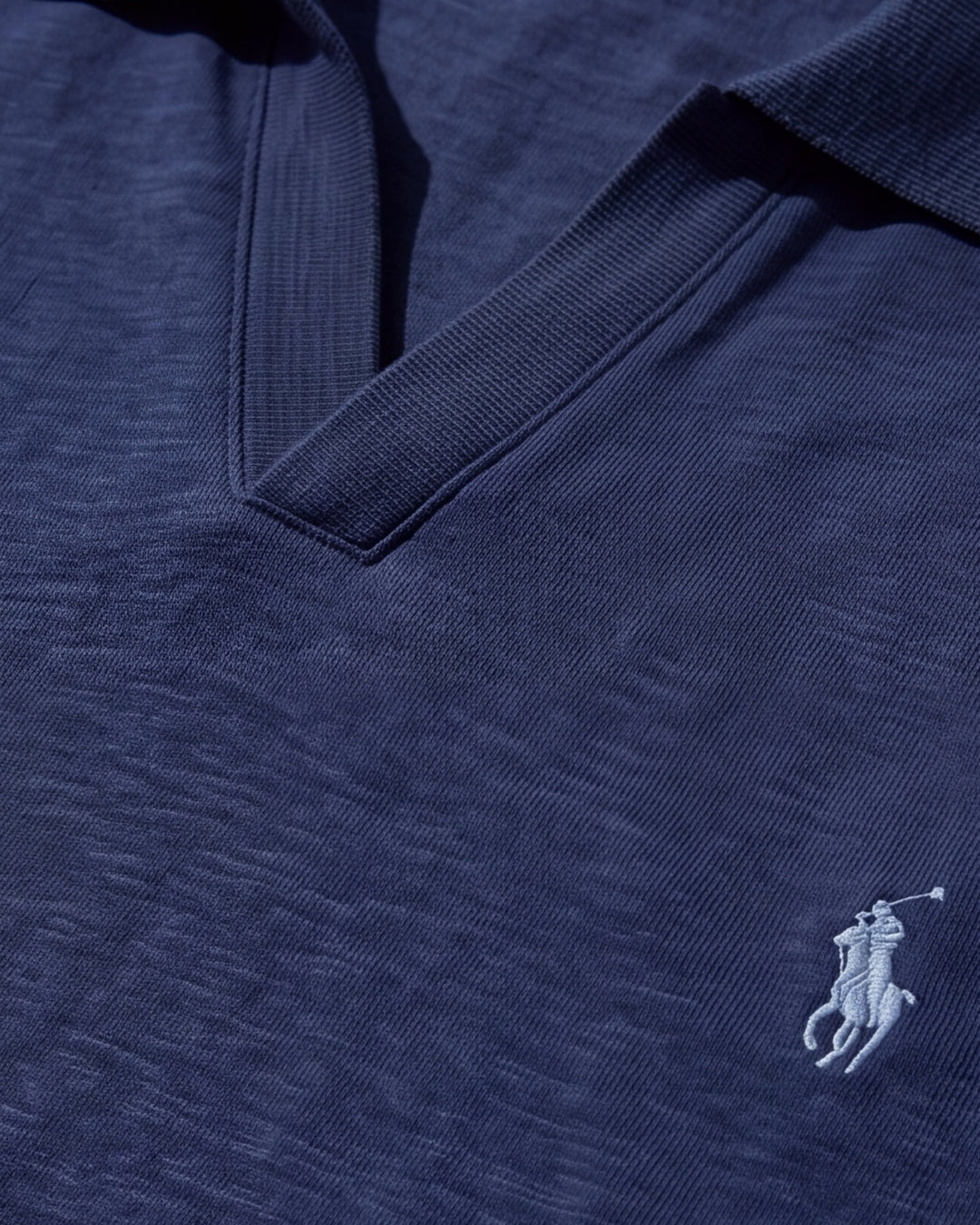 חולצת פולו ווי נייבי לוגו תכלת כהה Polo Ralph Lauren