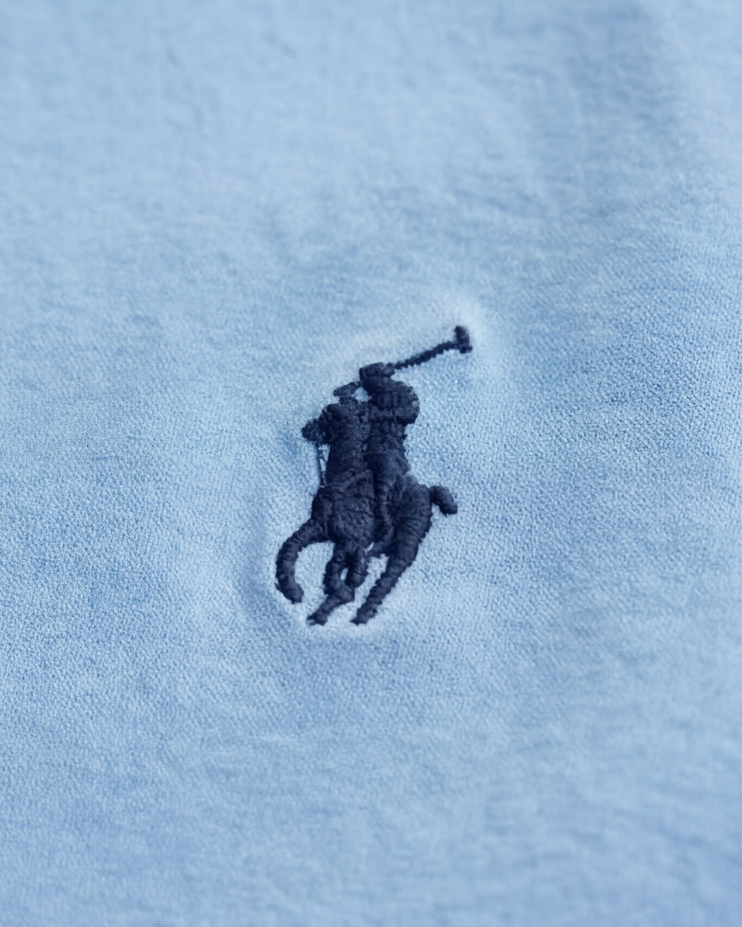 מכופתרת כותנה תכלת לוגו נייבי Polo Ralph Lauren
