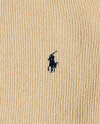 RL Cream Knit Sweater &Navy Logo