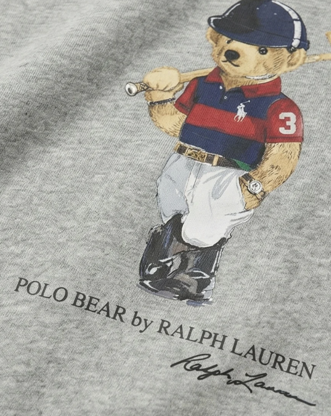 קפוצ׳ון דובי אפור Polo Ralph Lauren
