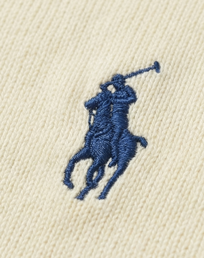 סוודר קרם מכותנה Polo Ralph Lauren