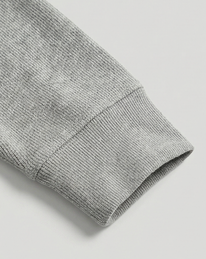 סריג חצי רוכסן אפור בהיר Polo Ralph Lauren