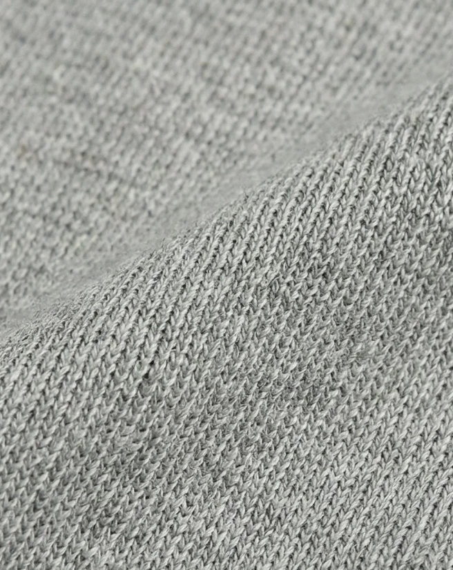 סריג חצי רוכסן אפור בהיר Polo Ralph Lauren