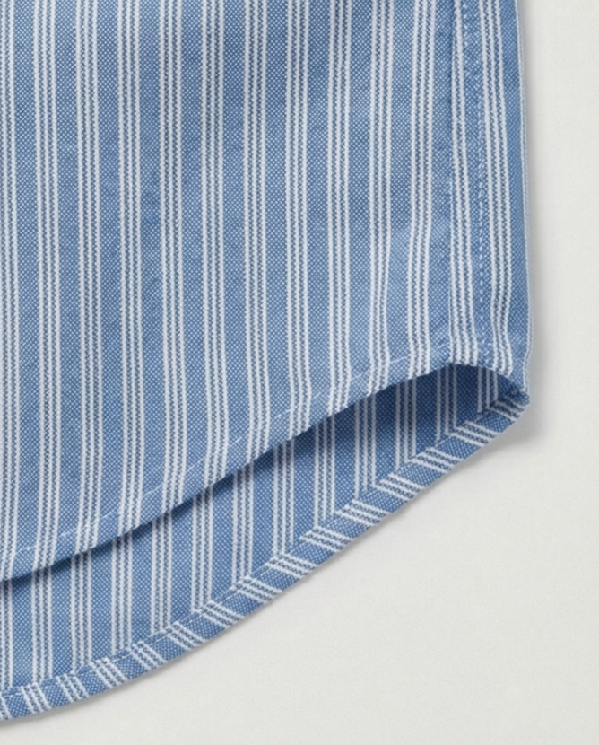 מכופתרת אוקספורד פסים תכלת-לבן Polo Ralph Lauren