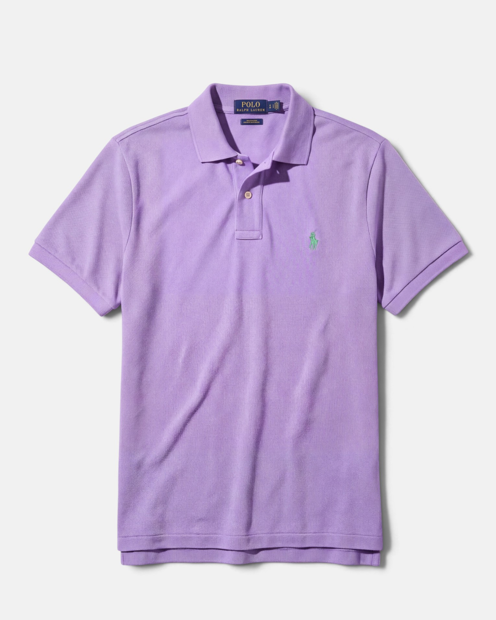 חולצת פולו סגולה לוגו ירוק Polo Ralph Lauren