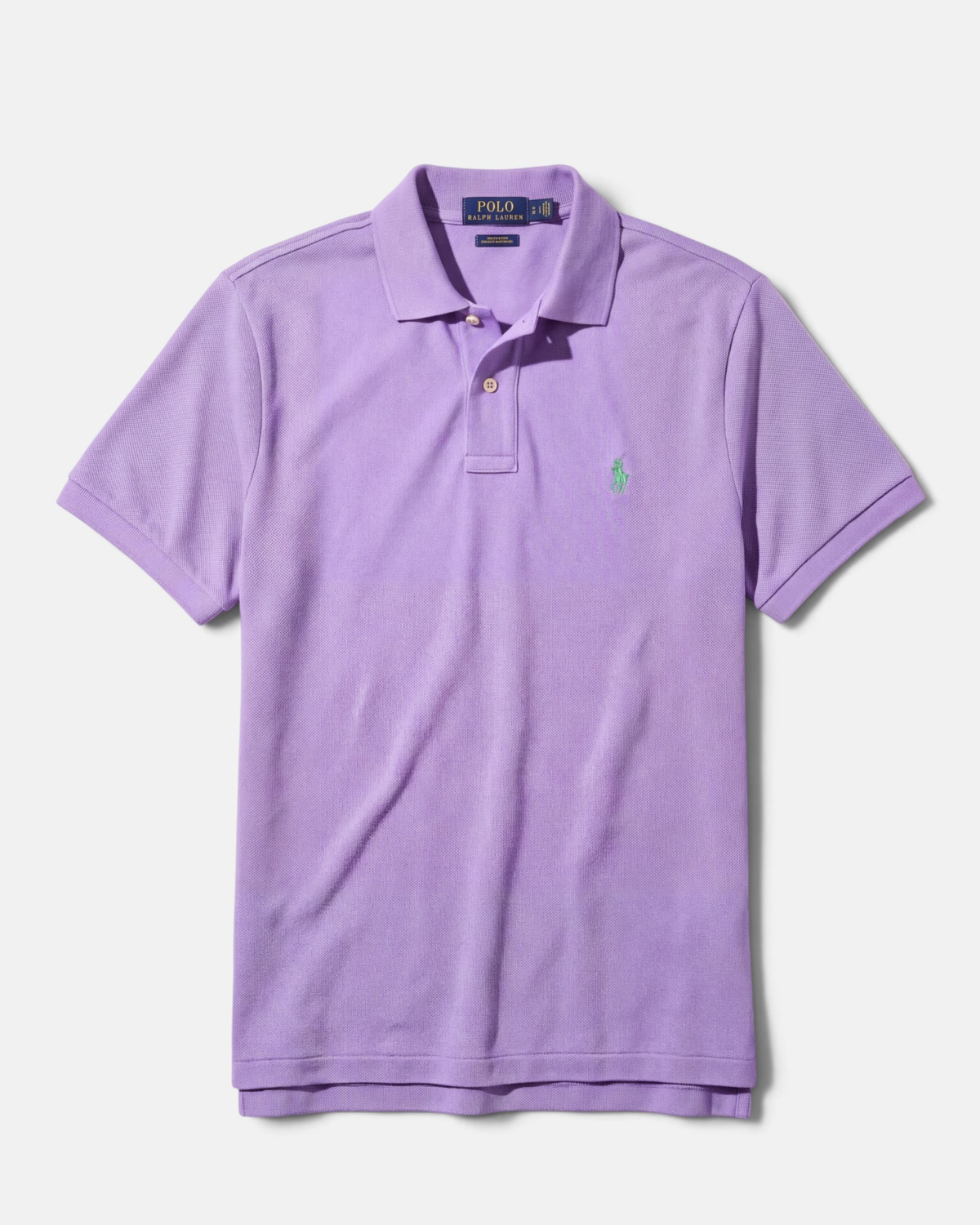 חולצת פולו סגולה לוגו ירוק Polo Ralph Lauren