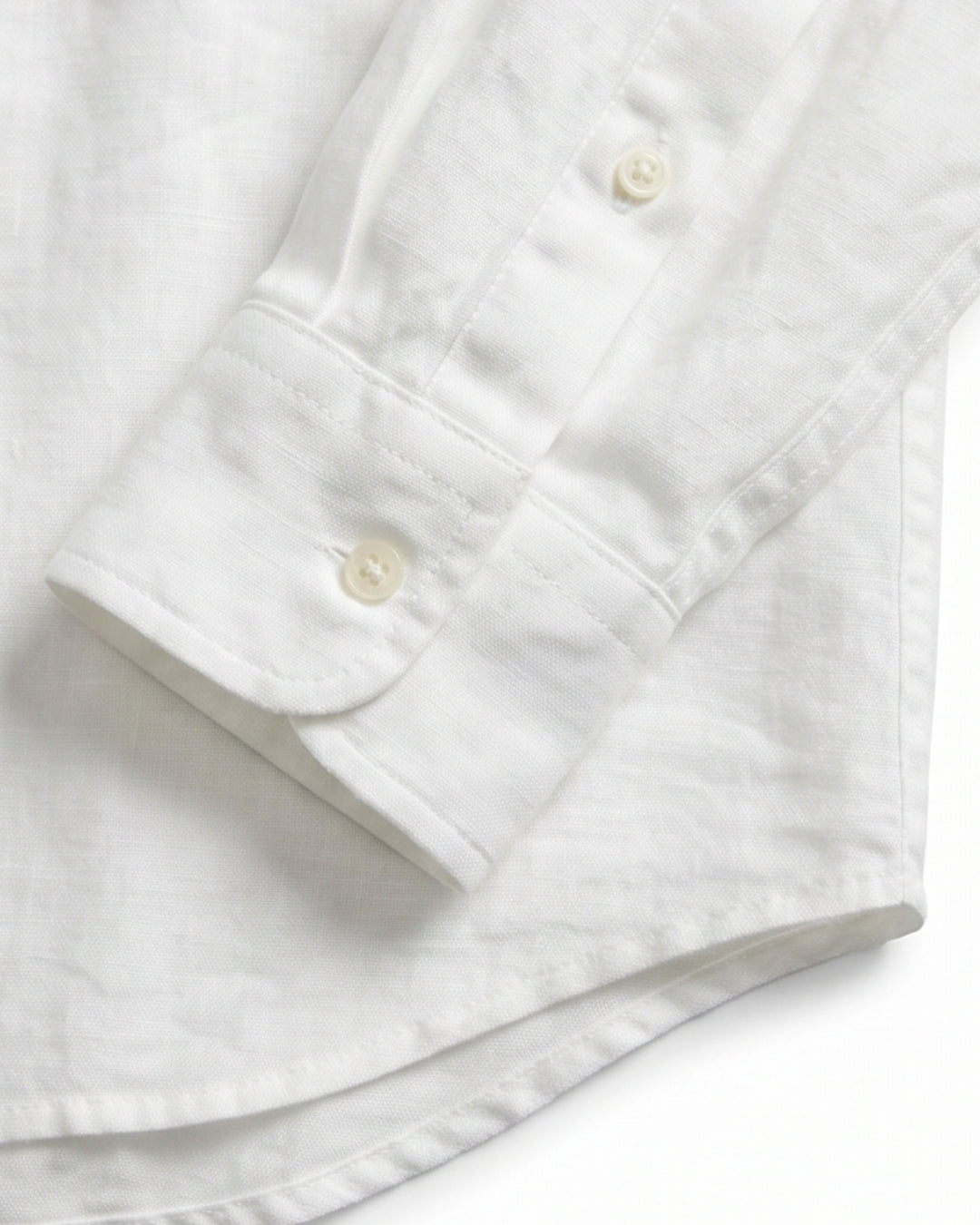 מכופתרת פשתן לבנה לוגו נייבי Polo Ralph Lauren