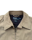 ‏RL Walnut &Navy Logo Bomber Jacket