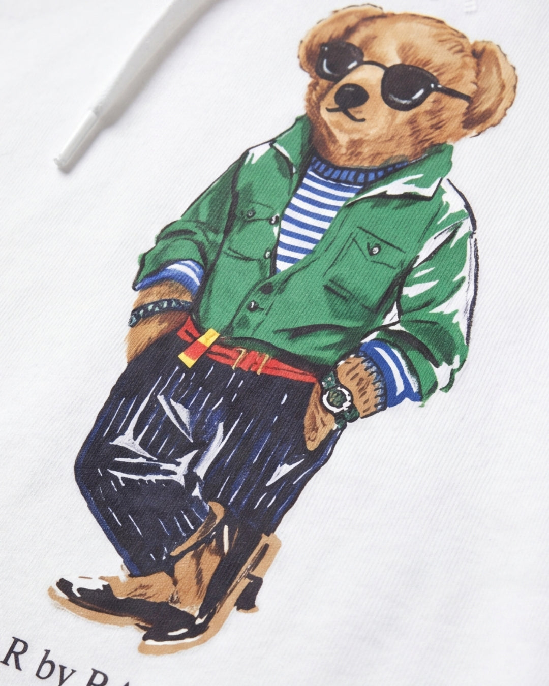 קפוצ׳ון דובי לבן Polo Ralph Lauren